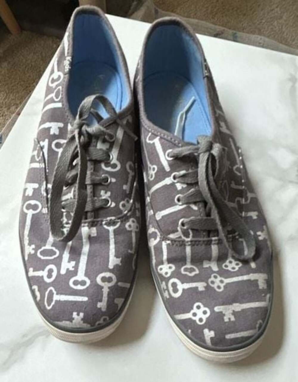 Keds Taylor Swift Collection Key Print Canvas Sneakers-9.5